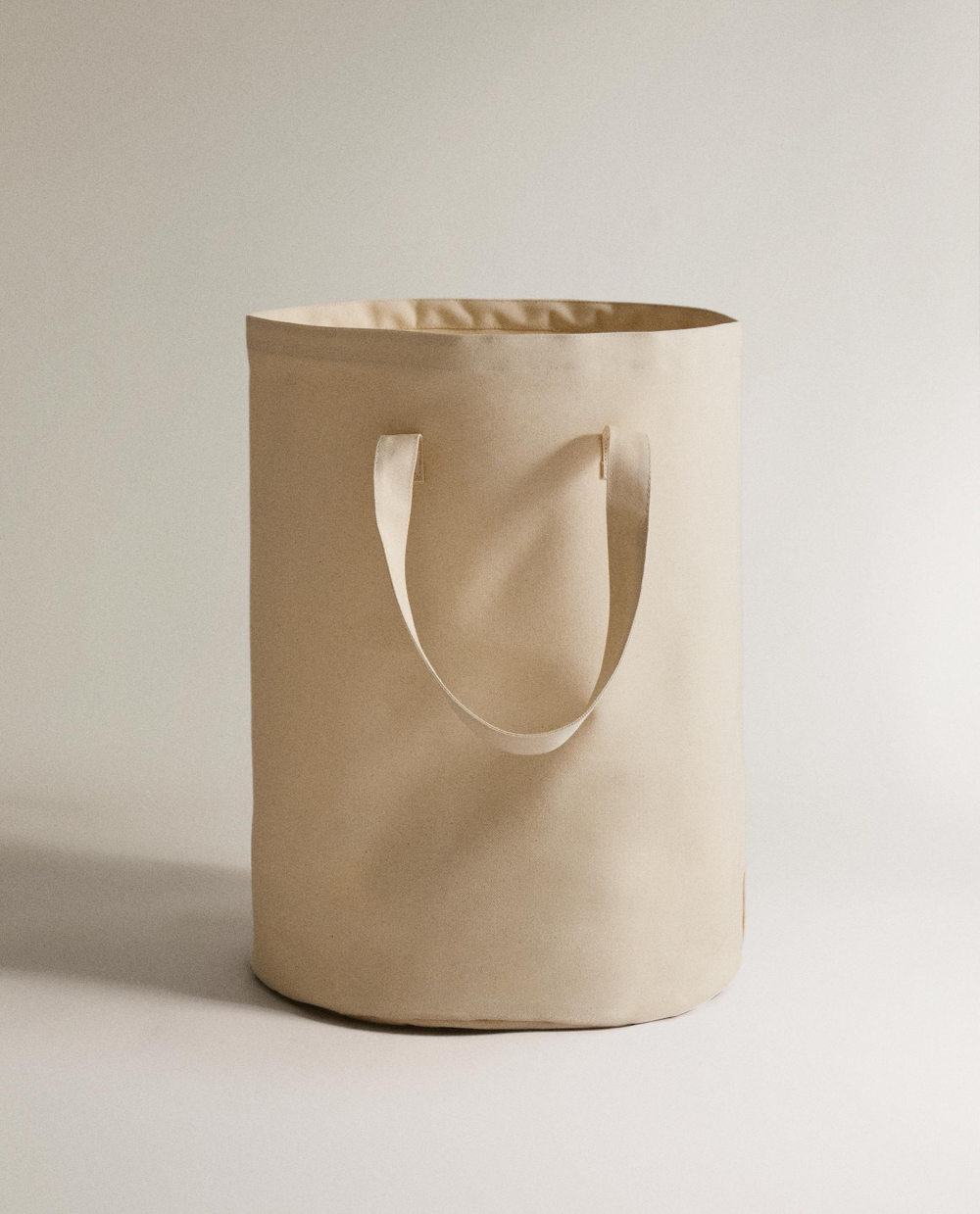 Zara Home Корзина из хлопка, цвет бежевый, 47 см