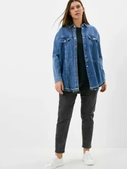 Джинсы на резинке больших размеров