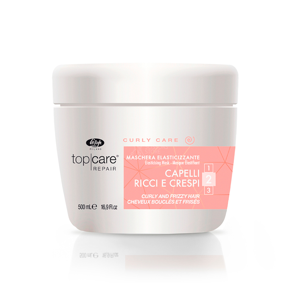 Маска для вьющихся и непослушных волос Lisap Тор Care Repair Elasticising Mask Curly and Frizzy Hair