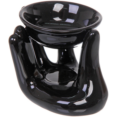 Аромалампа «Рука» 12*9,5см черная