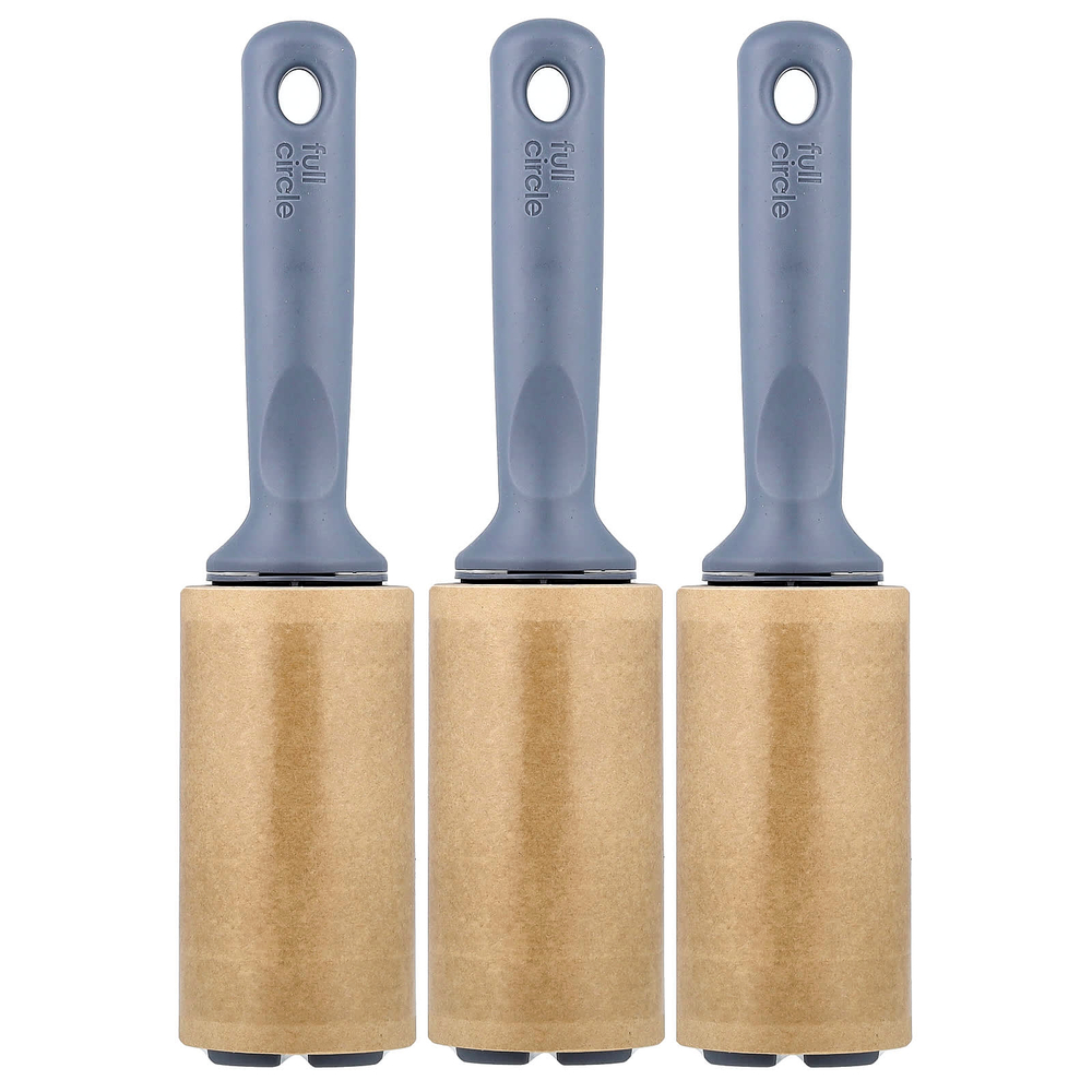 Full Circle, Clean Ocean™, ролик для удаления ворса, 3 шт. в упаковке, 300 шт.