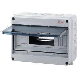 Корпус пластиковый навесной ЭРА SIMPLE КМПн-12 IP65 серый