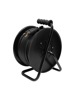 Силовой удлинитель Inforce на катушке 4 гнезда, с/з КГ 3х2,5 16A 50м IP20 GRANITE ZG 09-15-10