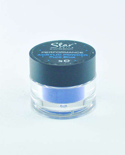 Акриловая пудра "Перформанс" голубая 5г