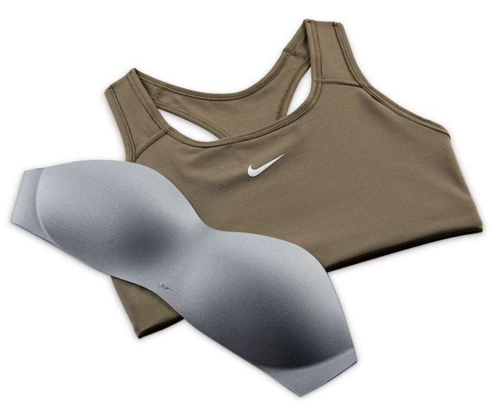 ТОП теннисный Nike Swoosh Bra Pad - rough green/white