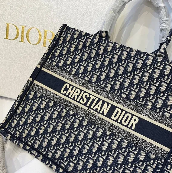 Сумка Dior Book Tote, темно-синий