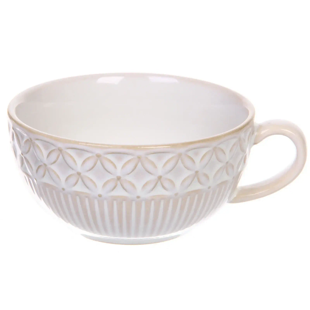 Чайная пара «Верона» (кружка 230мл, блюдце) ромбы