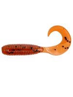 Твистер Helios Тiny Credo 1,55"/4 см Pepper Green & Orange 12шт. (HS-8-018)