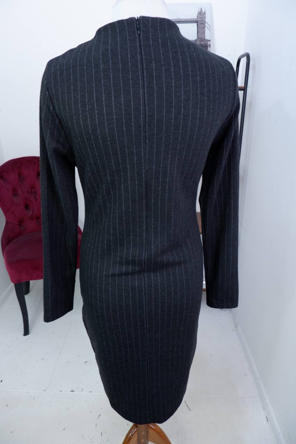 Платье Marks&Spencer в полоску, маркировка 40, визуально 46 размер