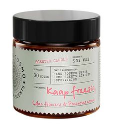 Фрезия сирень и драгоценное дерево, ароматическая свеча, Eteria cosmo