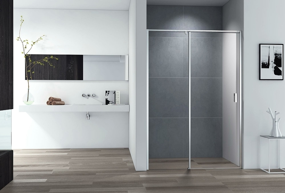 Душевая дверь Cezares Urban 150 URBAN-B-12-150-C-CR профиль Хром стекло прозрачное