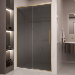 Душевая дверь Stella VDS-1ST120CGG, 1200, брашированное золото, стекло тонированное