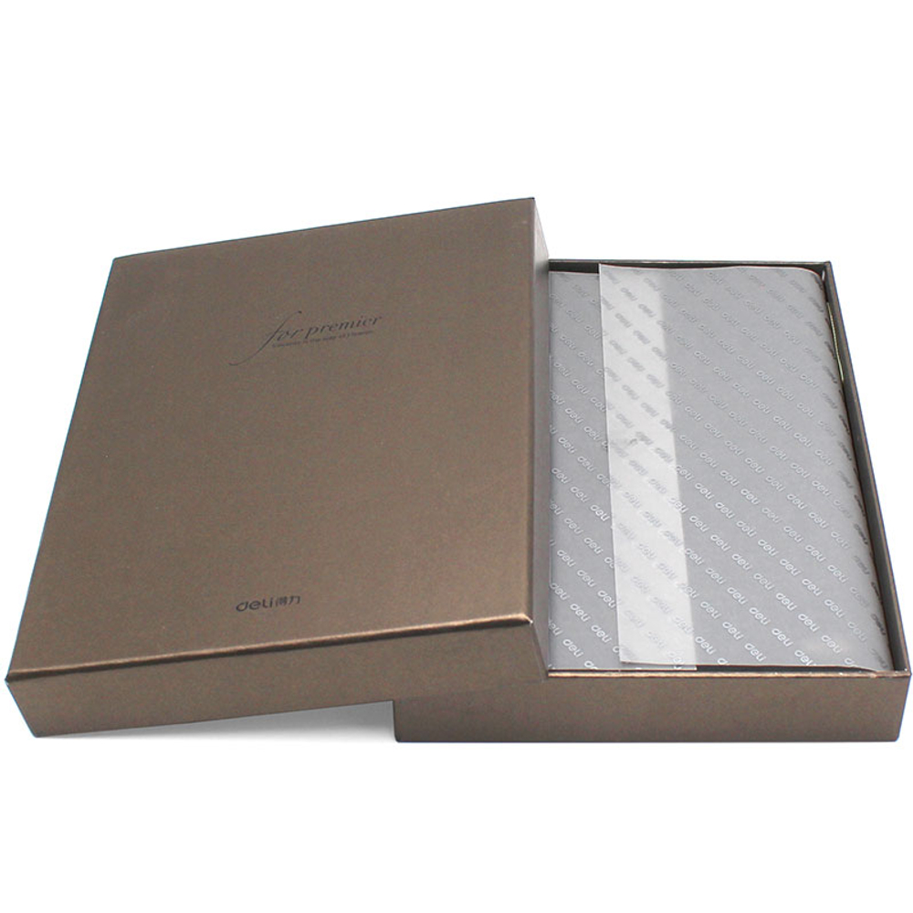 Ежедневник недатированный Deli А5, 240 страниц, на кольцах, кожзам,  черный