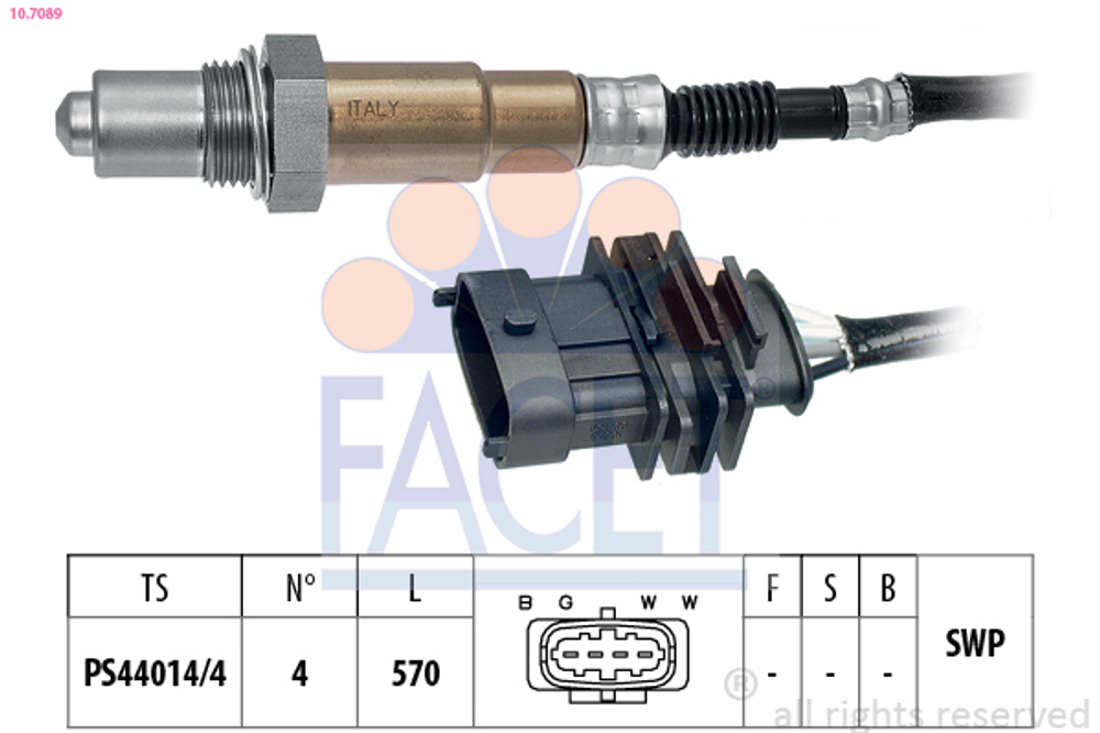 FACET - 107089-FAC - Oxygen Sensor