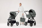 Детская коляска Rant Teo Soft 3 в 1 с автокреслом Cruise Grey Olive