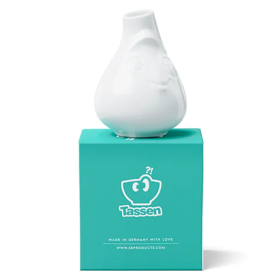 Ваза cute, 10 см, белая