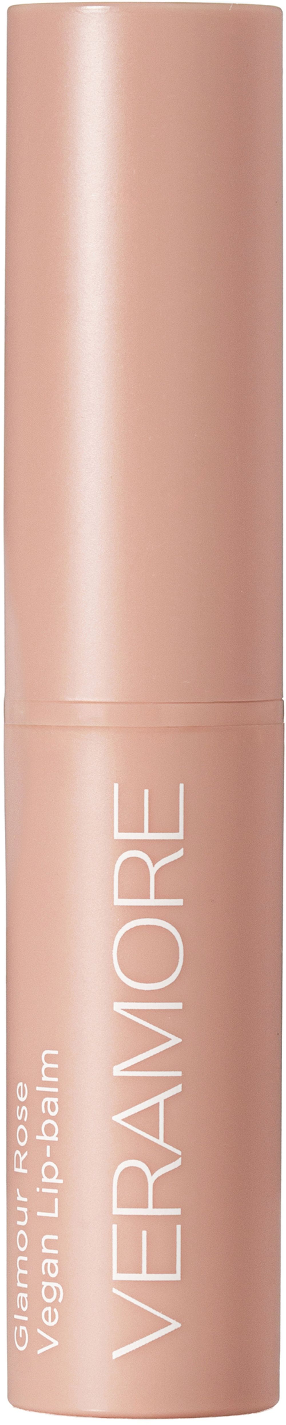 VERAMORE Бальзам для губ пигментированный - Glamour Rose Vegan Lip-Balm, 4,5 г.
