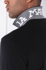 Поло milo La Martina - черный(CCMP03 PK001)