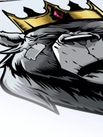 Наклейка - Медведь царь