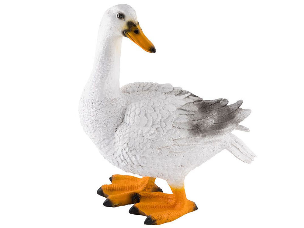 Фигура садовая "Гусь белый" 39*22*45см, полистоун