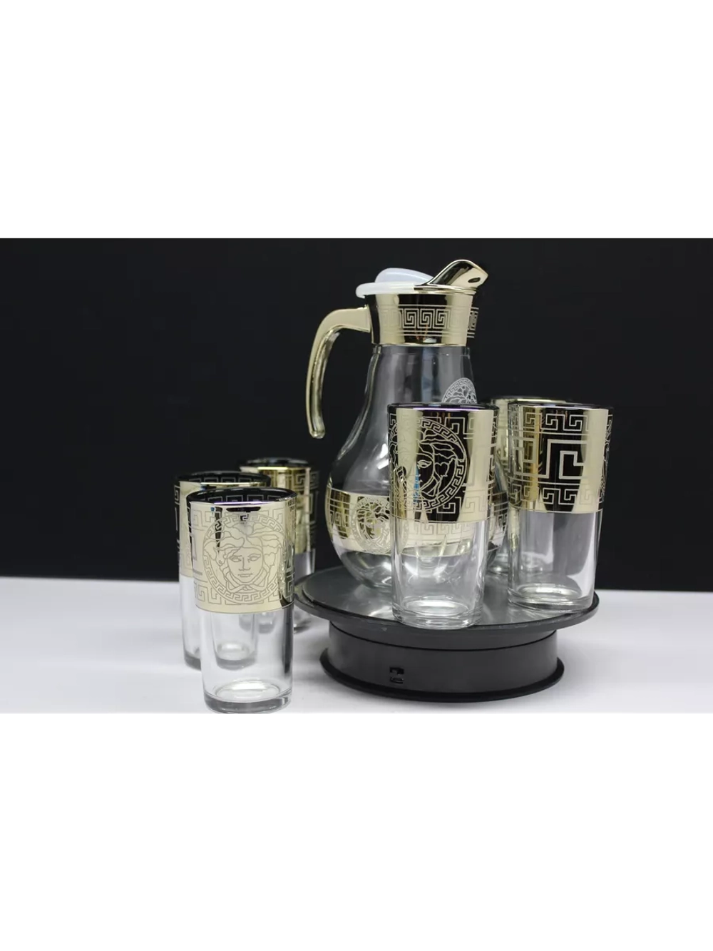 Набор для напитков золотой