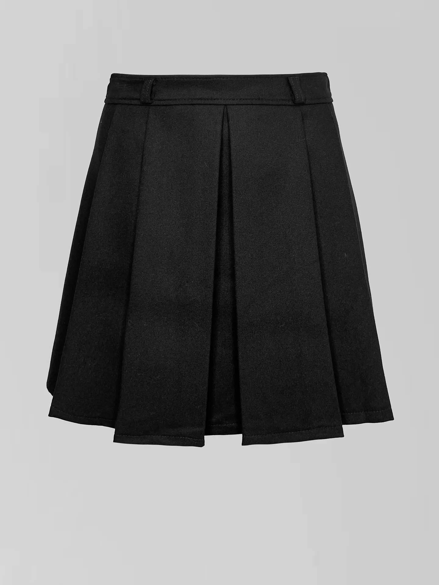 Юбка JN 8680 однотонная плиссированная с шортиками