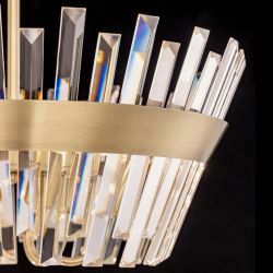 Citilux Вестерос CL307163 Люстра хрустальная потолочная Бронза