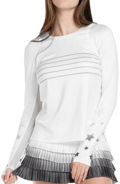 Женская теннисная футболка (dł. Рукава) Lucky in Love Luv Core Ultra Wave Long Sleeve - разноцветный