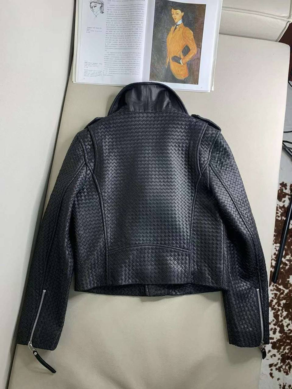 Кожаная куртка Bottega Veneta