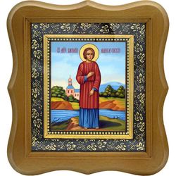 Василий Мангазейский мученик. Икона на холсте.