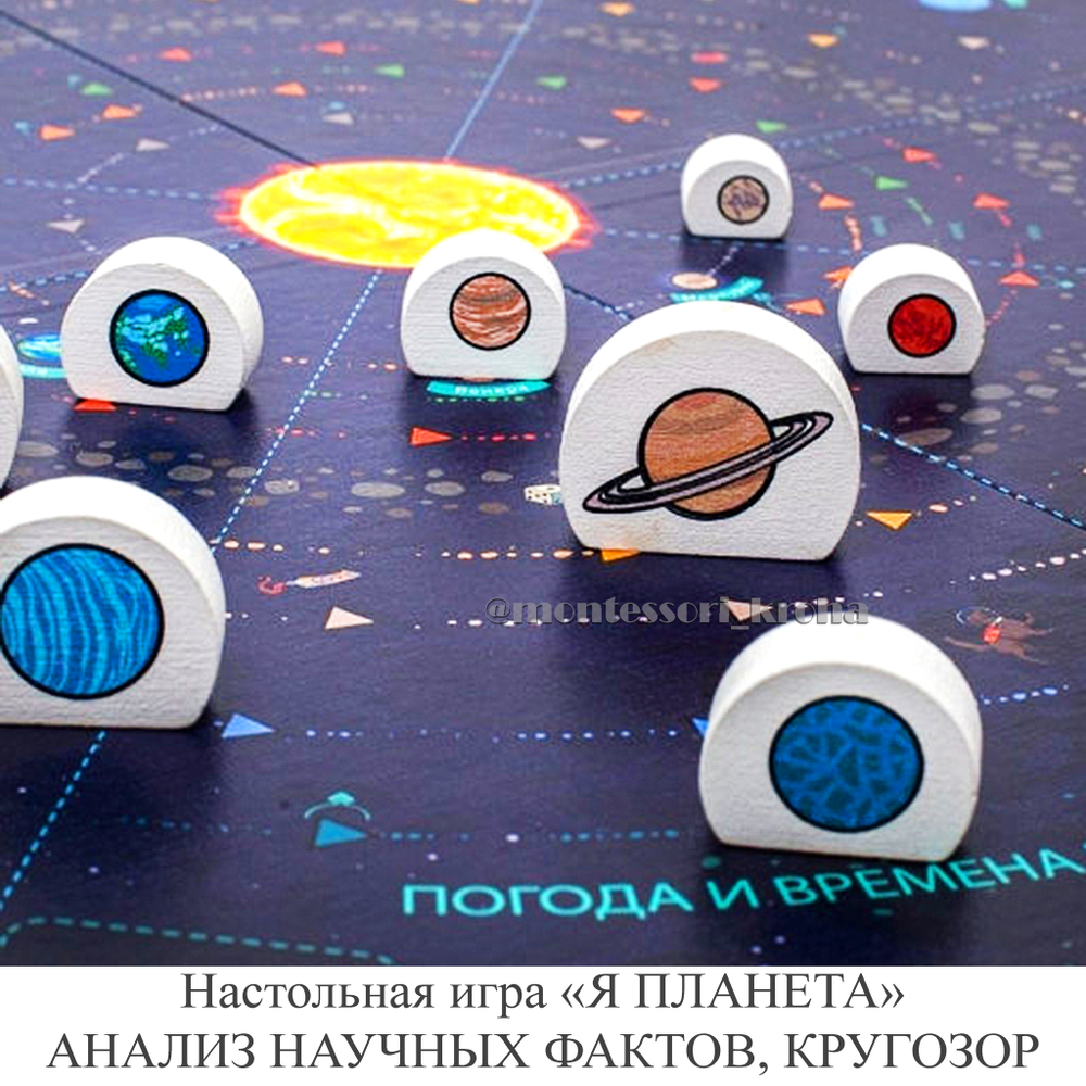 Настольная игра «Я ПЛАНЕТА» АНАЛИЗ НАУЧНЫХ ФАКТОВ, КРУГОЗОР – купить за  2950 руб | Монтессори Кроха