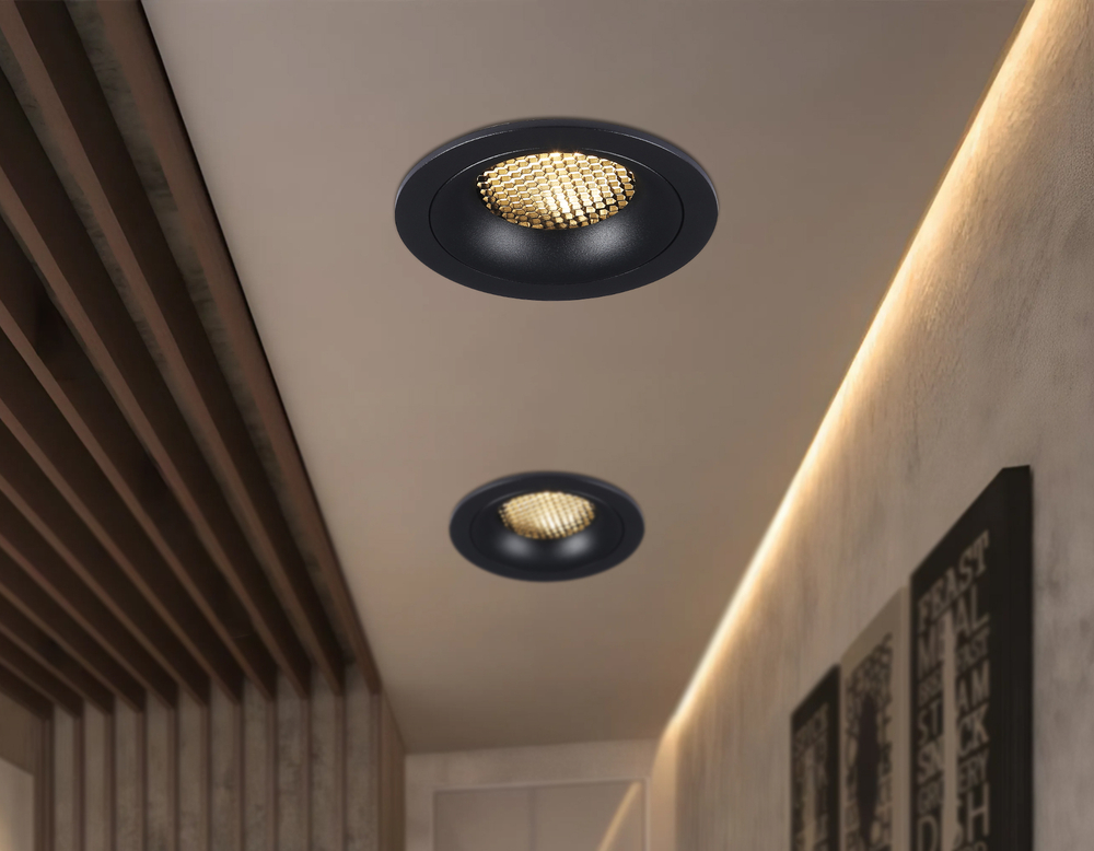 Светильник встраиваемый TN102724 BK черный GU5.3 92*92*23