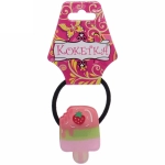 Резинка для волос 1 шт детская «Juiciness- Мороженое», микс 6 цветов, d- 4 см