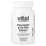 Vital Nutrients, Панкреатин и экстракт бычьей желчи, 60 капсул