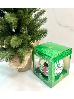 Елочный шар из стекла 115мм С1097