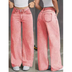 Женские широкие джинсы