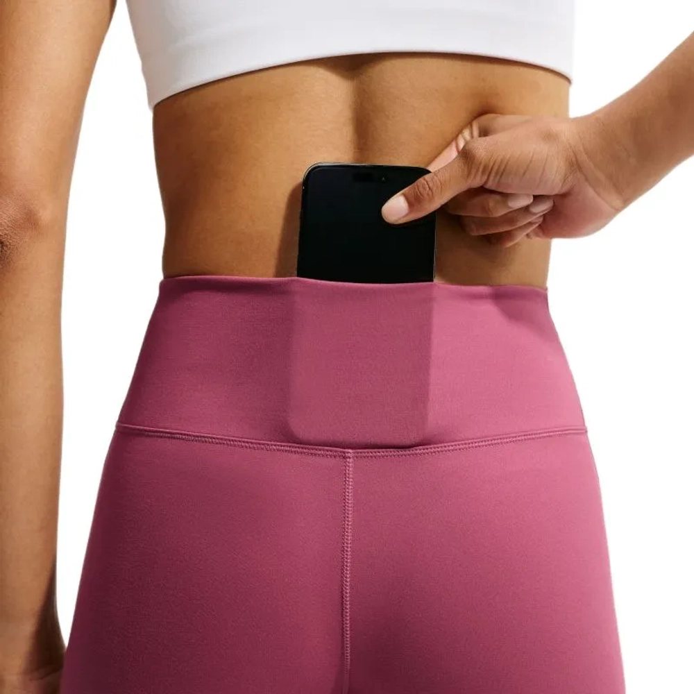 Женские леггинсы Nike Graphic 7/8 High Waist - pink smoke/white