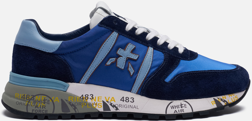 Premiata Lander 5198 Синие с голубым