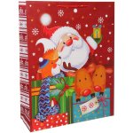 Пакет подарочный «Веселый Дедушка Мороз» 41,5*53*15,5 см, микс