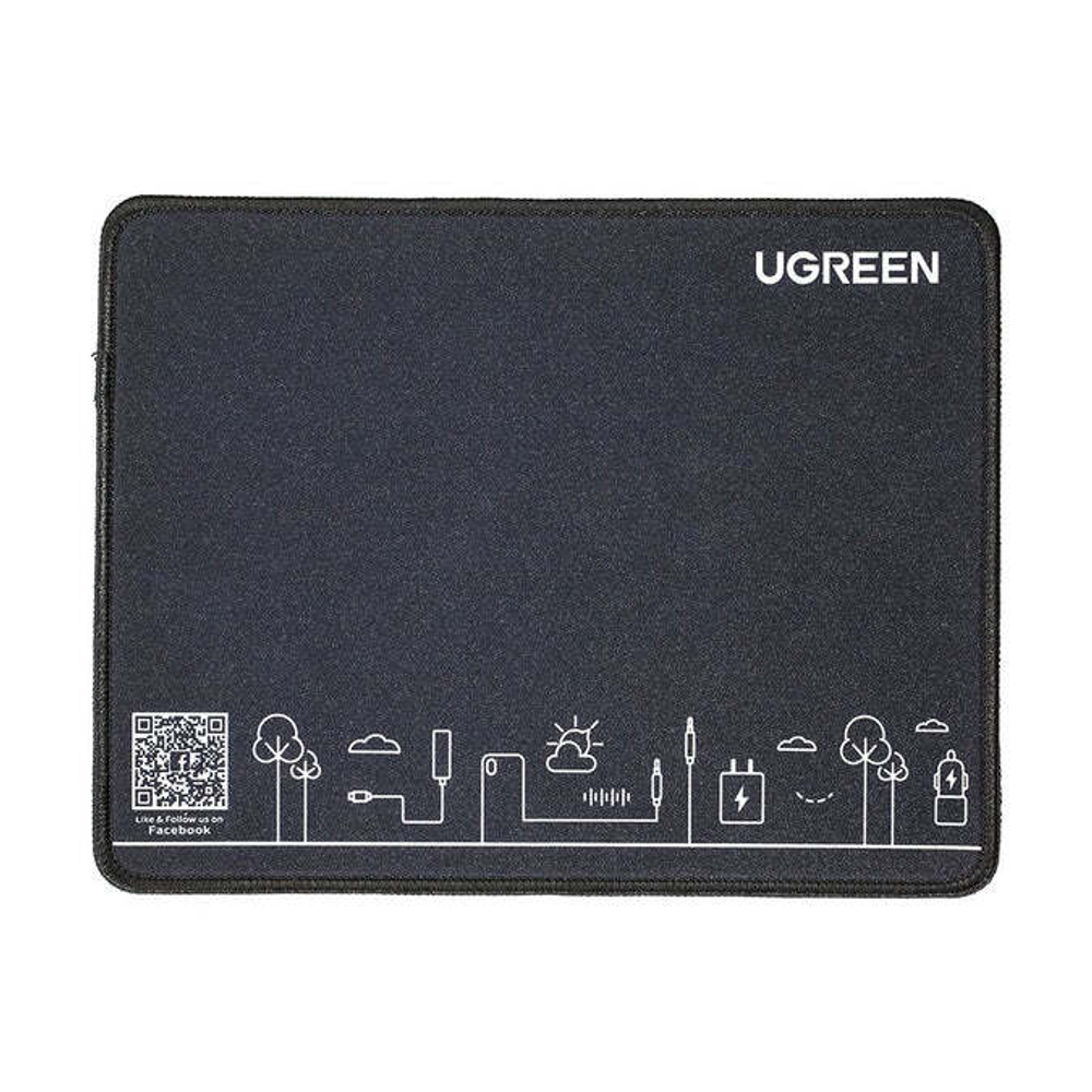 Коврик для мышки 260*200*2mm, черный, UGREEN 10322