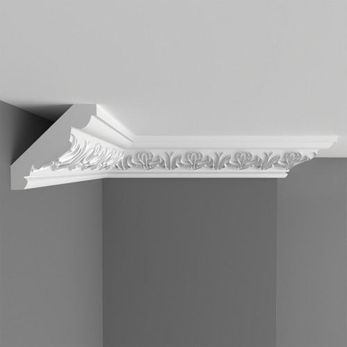 Плинтус потолочный ударопрочный с рисунком Decomaster D155B 60х40х2000мм