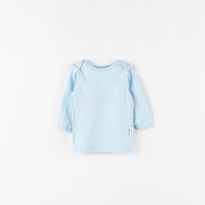 Long-sleeved T-shirt 3-18 months - Sky Blue