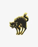 Значок Масть Кошка