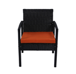 Набор мебели Бостон арт.SFS002 черный, оранжевый "Garden story"