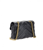 CLASSIC LOGO BAG PUFF CHEVRON -black