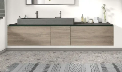 Мебельный щит ЛДСП Egger с кромкой ПВХ 2мм толщина 16 мм. Размер 400х2450х16 Цвет-Дуб Чарльстон темно-коричневый