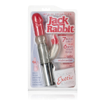 Вибратор Impulse Jack Rabbit с клиторальным зайчиком - 16 см. (Цвет: розовый с белым)