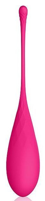 Розовый тяжелый вагинальный шарик со шнурком