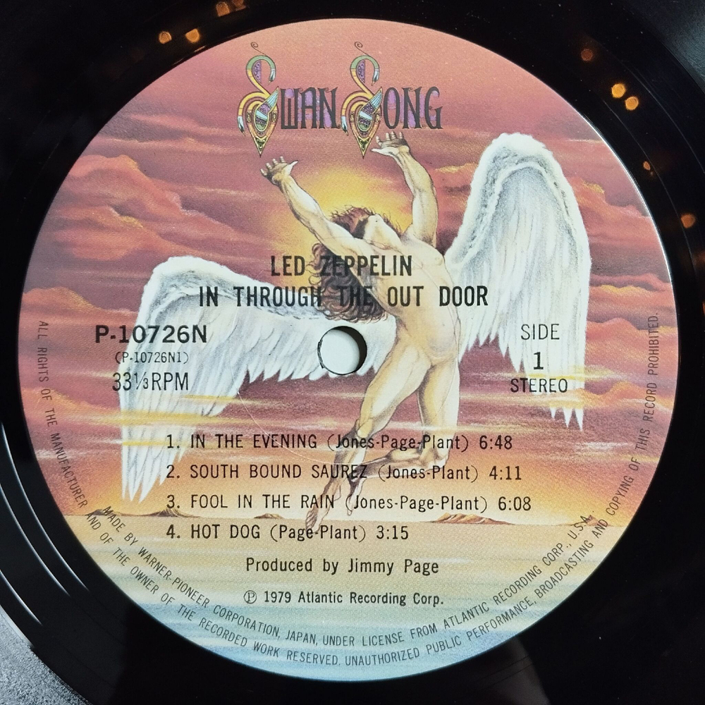 Винтажная виниловая пластинка LP Led Zeppelin In Through The Out Door (Japan 1979) SS 16002
