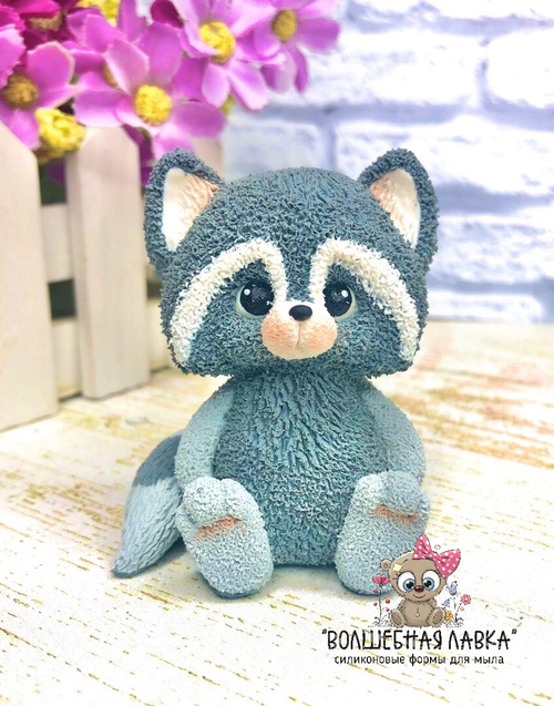 Силиконовая форма Енот